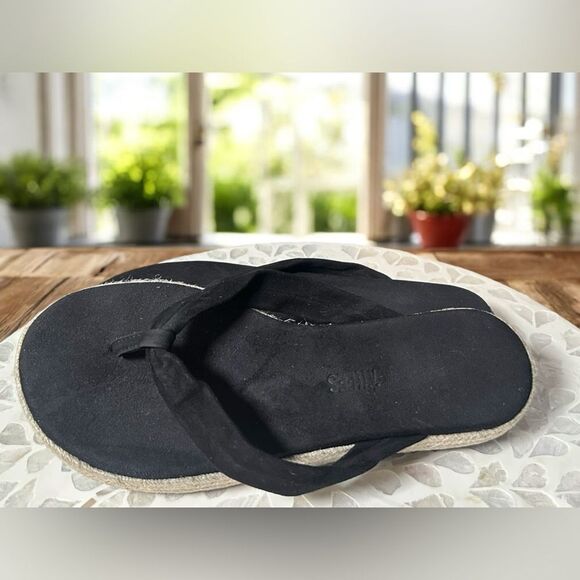 New TKEES Hera Suede Leather espadrille Sandals Platform Flats - Picture 4 of 15